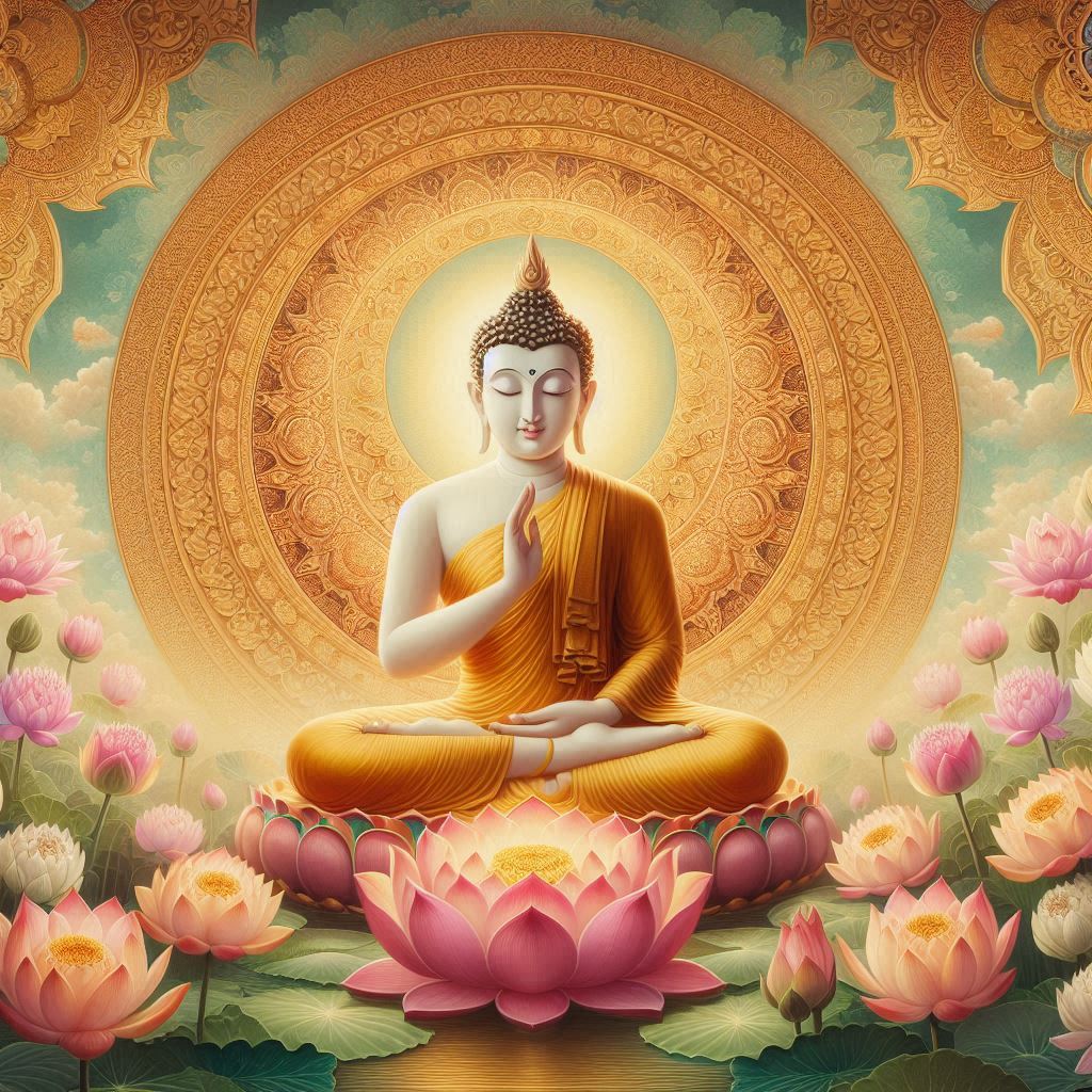 Portrait de Bouddha (illustration)